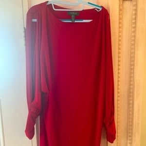 red dress ralph lauren size 8